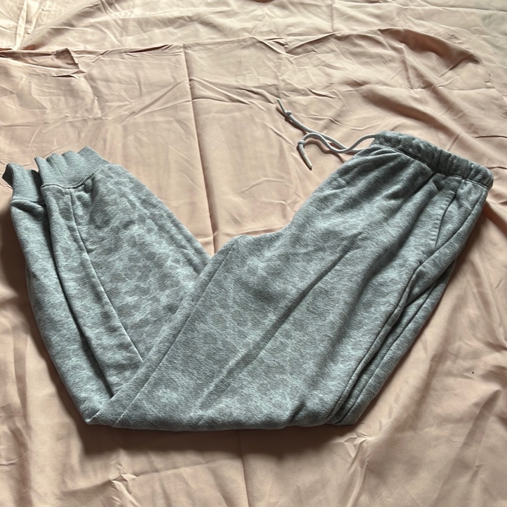 cheetah print sweats